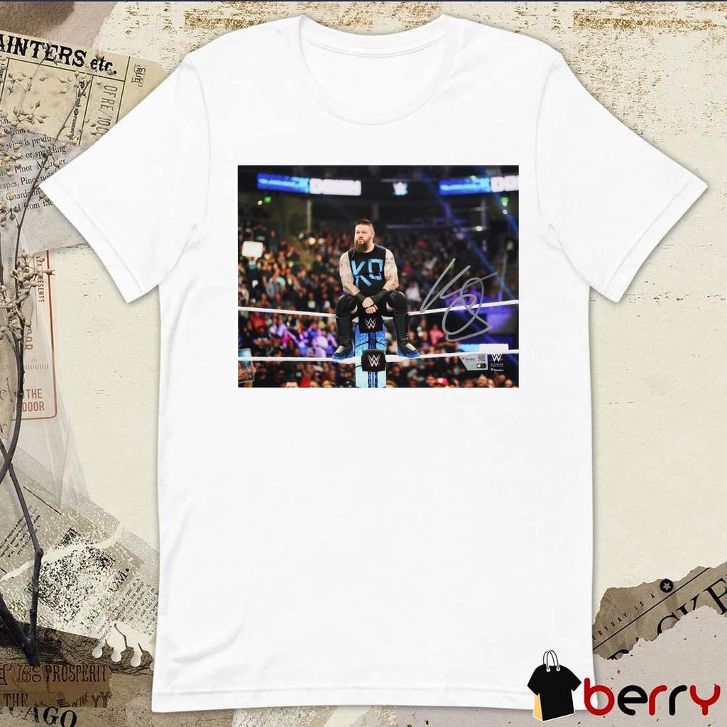 Kevin Owens Autographed Photograph Signature Poster t-shirt