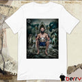 Khamzat Chimaev defeated Dricus Du Plessis UFC Middleweight Champion UFC 319 Artwork Poster t-shirt
