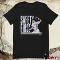 Kike Hernandez Safety First Pitching Helmet Los Angeles Dodgers MLB 2025 t-shirt