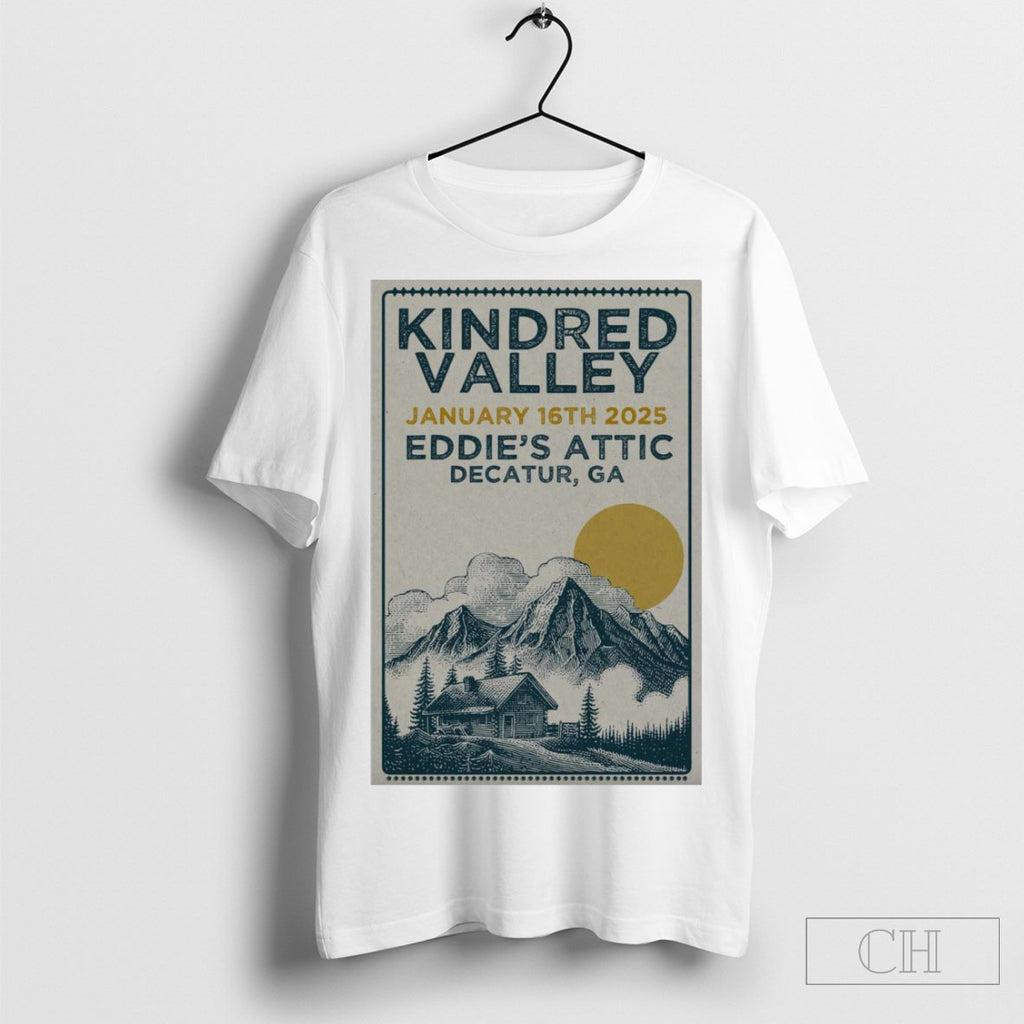 Official Kindred Valley Eddies Attic January 16 2025 Decatur Ga Show Poster
