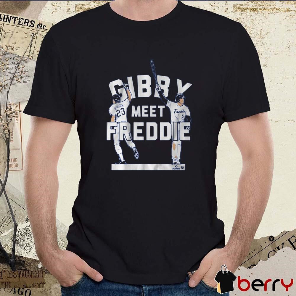 Kirk Gibson And Freddie Freeman Gibby Meet Freddie Los Angeles Dodgers MLB t-shirt