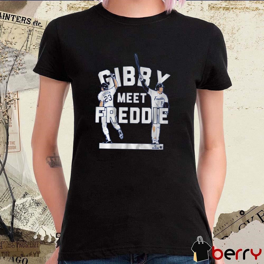 Kirk Gibson And Freddie Freeman Gibby Meet Freddie Los Angeles Dodgers MLB t-shirt