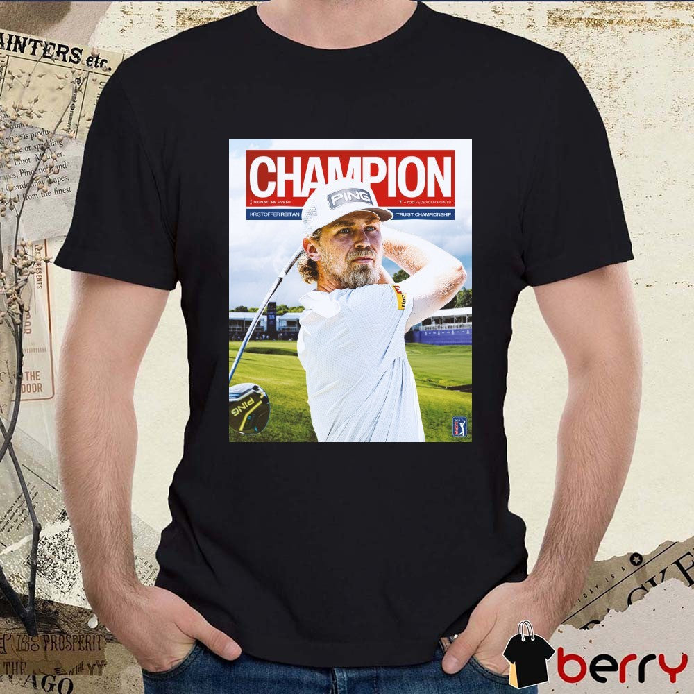 Kristoffer Reitan Champion Truist Championship PGA Tour 2026 Poster t-shirt