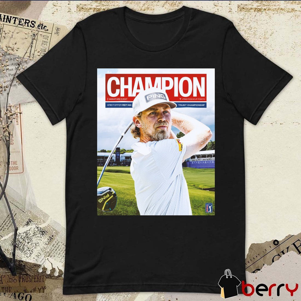Kristoffer Reitan Champion Truist Championship PGA Tour 2026 Poster t-shirt