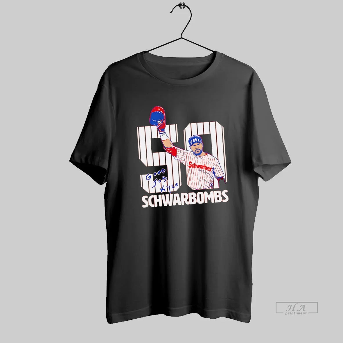 Official Kyle Schwarber 50 Schwarbombs Signature Phillies