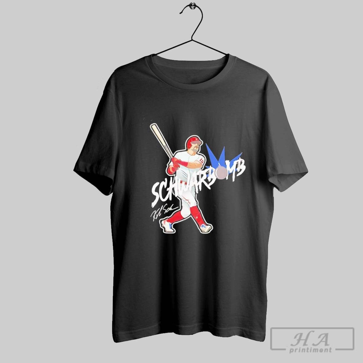 Official Kyle Schwarber Schwarbomb Phillies Signature