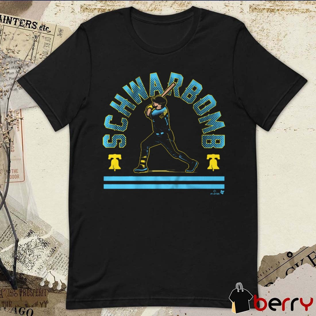 Kyle Schwarber Schwarbombs Philly City Edition Philadelphia Phillies MLB t-shirt