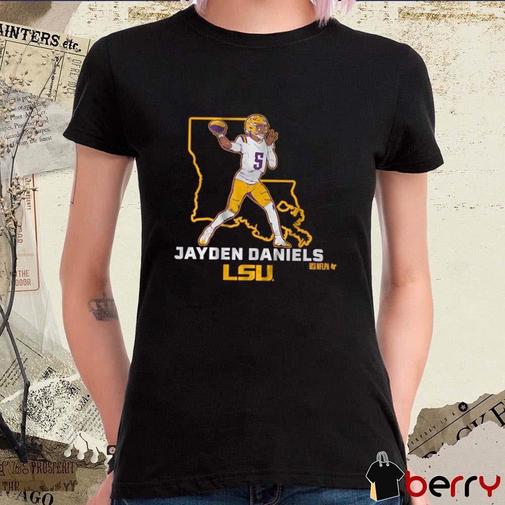 LSU Tigers Football Jayden Daniels State Star t-shirt