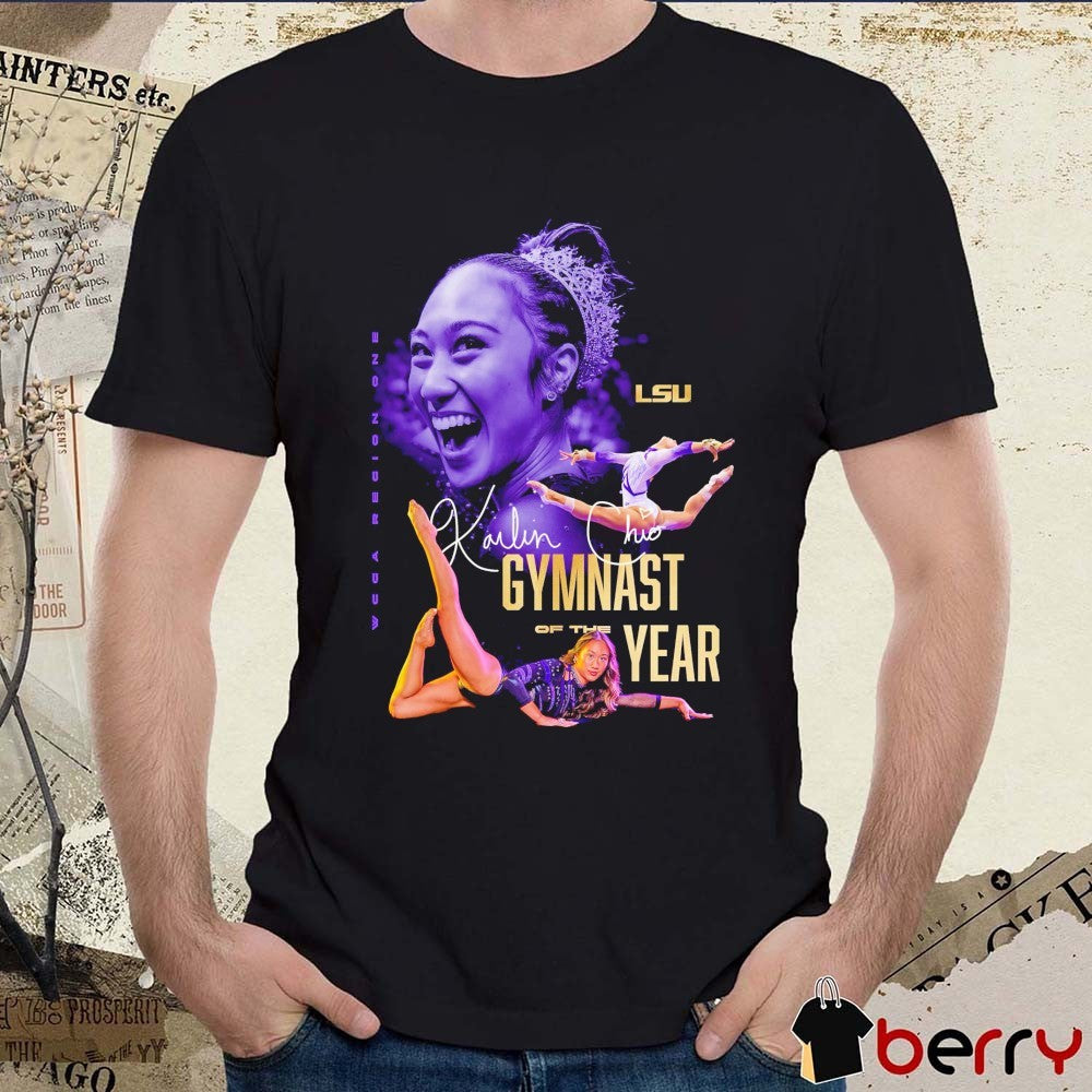 LSU Tigers Kailin Chio 2026 Region One Gymnast of the Year t-shirt
