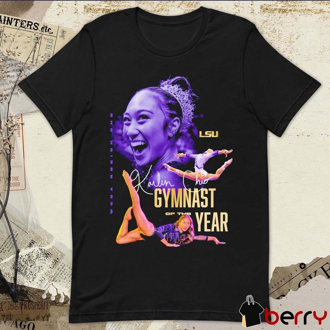 LSU Tigers Kailin Chio 2026 Region One Gymnast of the Year t-shirt