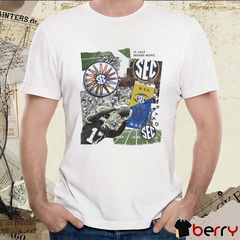 LSU Tigers SEC Southeastern Conference Scrapbook 16-Team League It Just Means More t-shirt