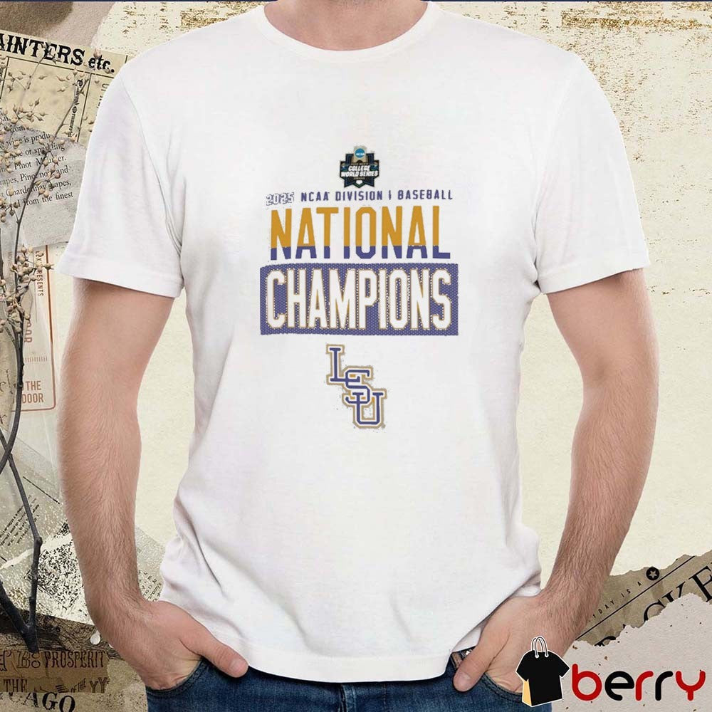 LSU Tigers defeated Coastal Carolina 2025 NCAA Division I Baseball Men’s College World Series Champions Locker Room t-shirt