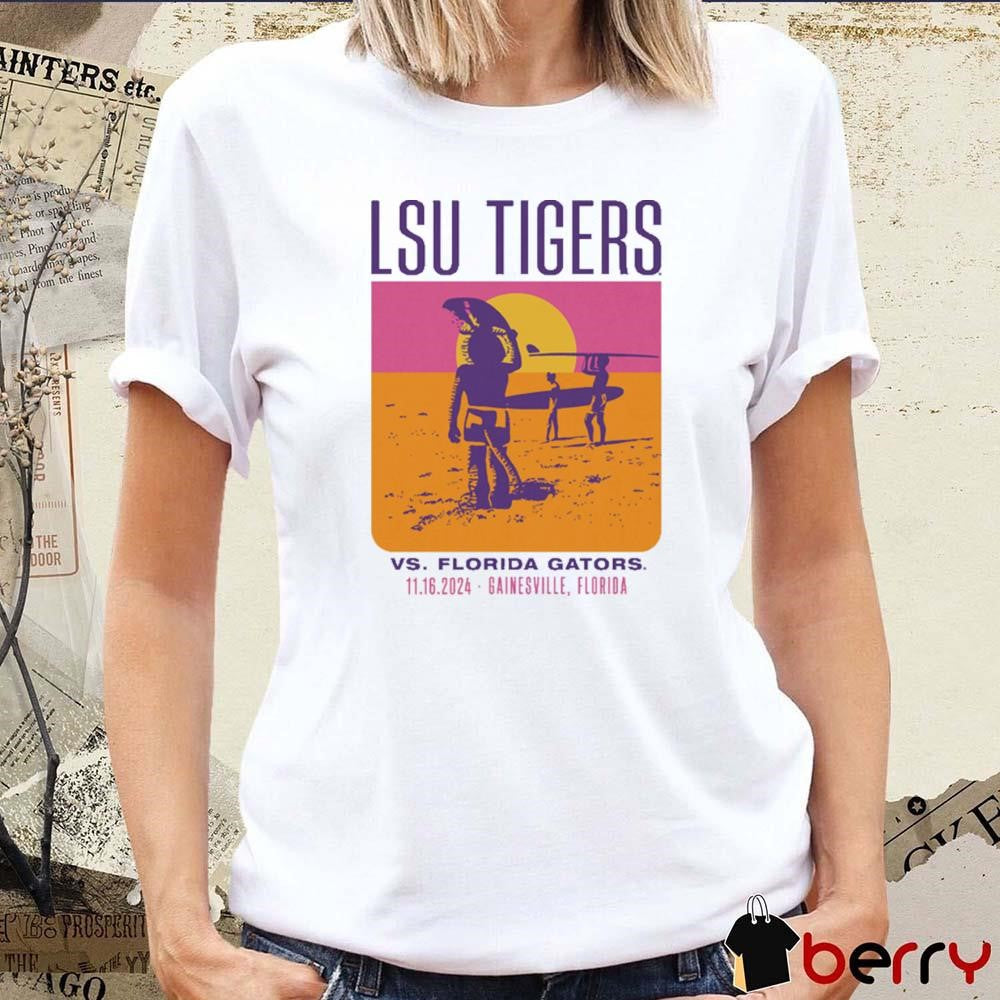 LSU Tigers vs. Florida Gators Game Day 2024 Gainesville Florida t-shirt
