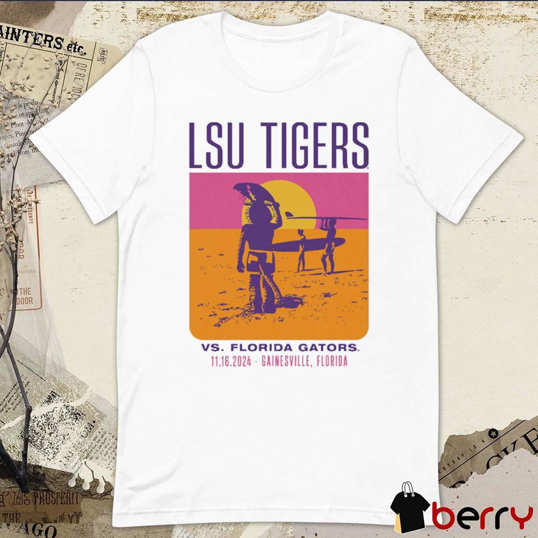 LSU Tigers vs. Florida Gators Game Day 2024 Gainesville Florida t-shirt