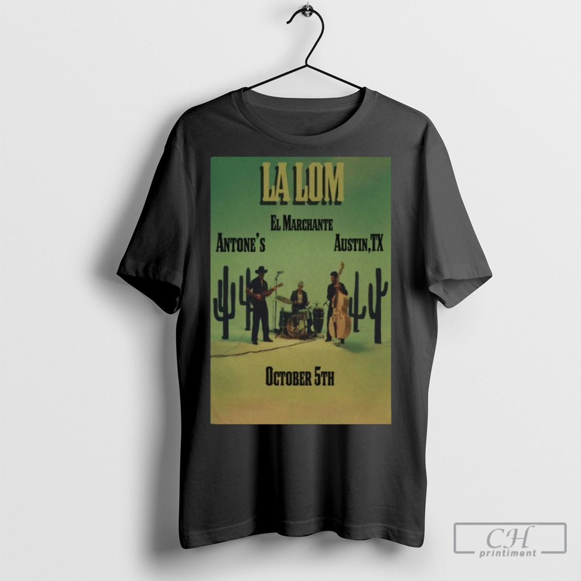 Official La Lom El Marchante 10 5 2025 Austin Tx Cactus Sweater