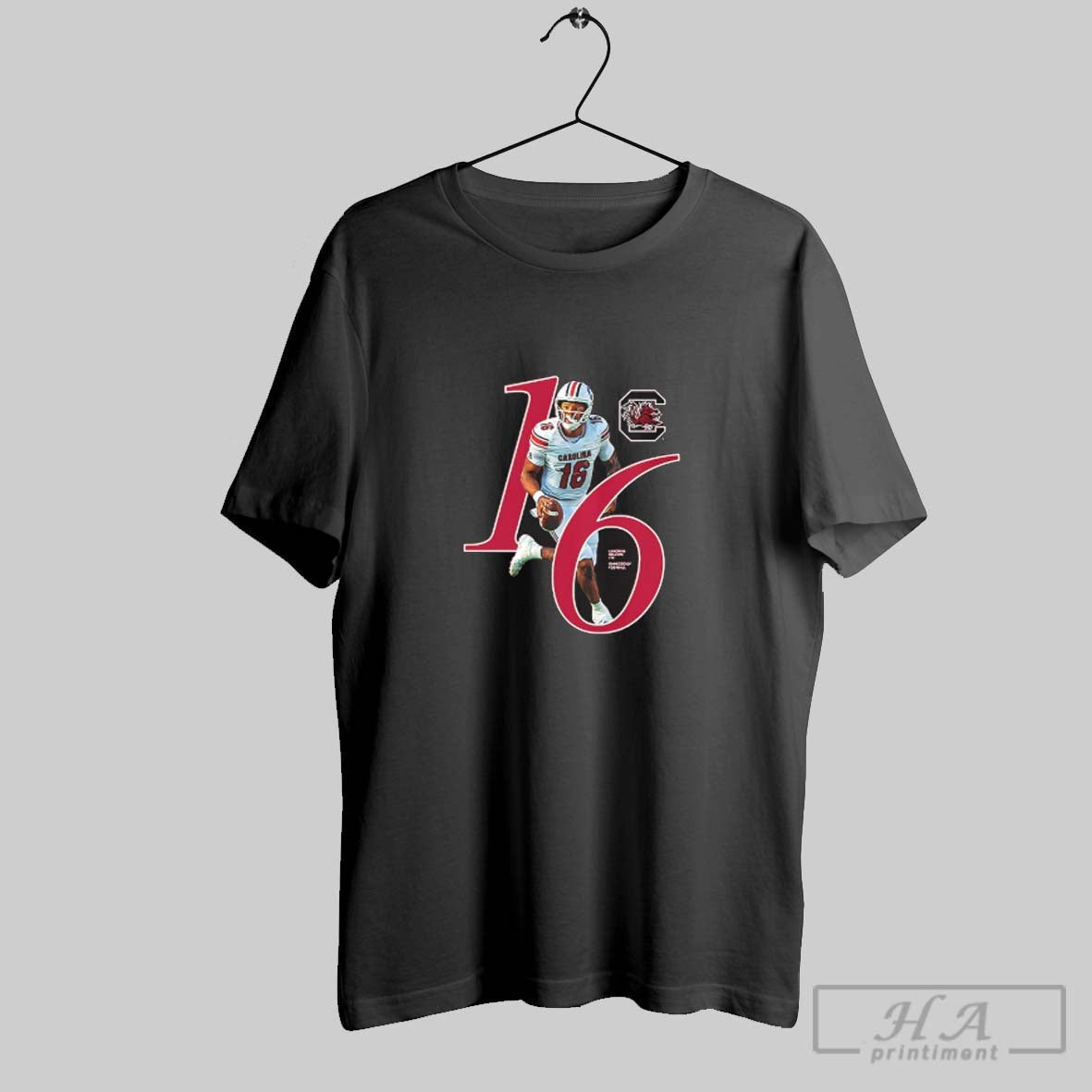 Official Lanorris Sellers Number 16 South Carolina Gamecocks Football Breakthrough V Neck