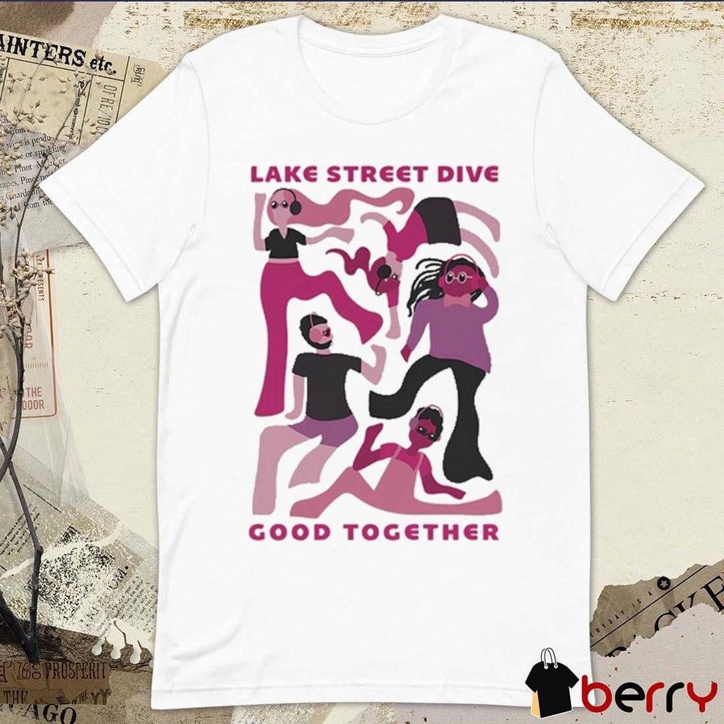 Lake Street Dive Natural Band Together 2024 t-shirt