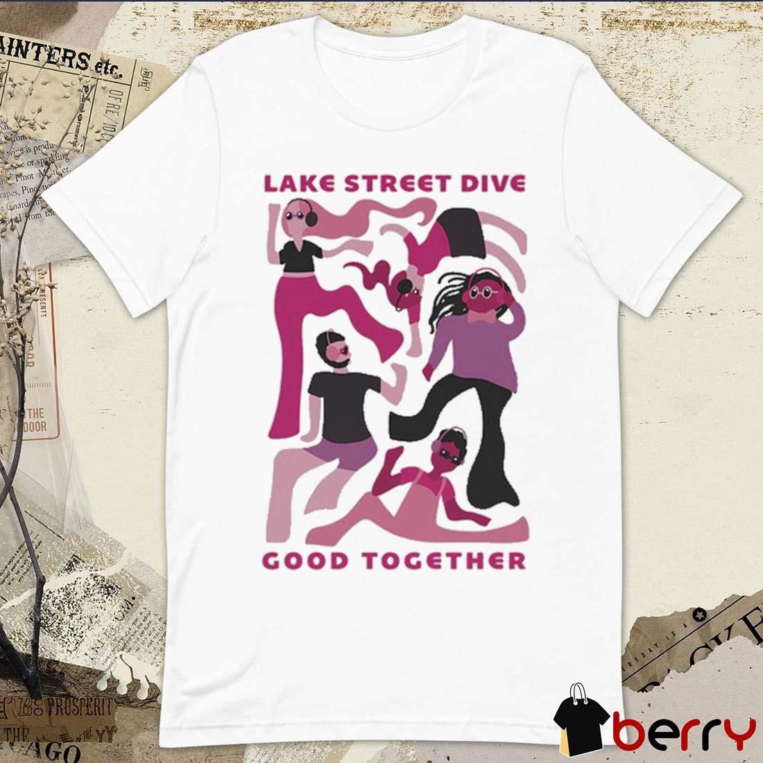 Lake Street Dive Natural Band Together 2024 t-shirt
