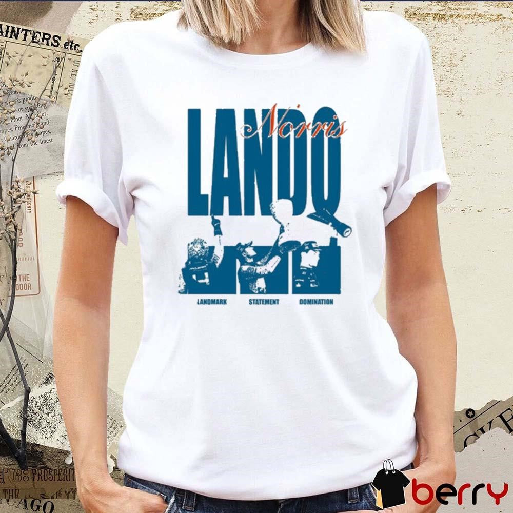 Lando Norris Landmark Statement Domination t-shirt