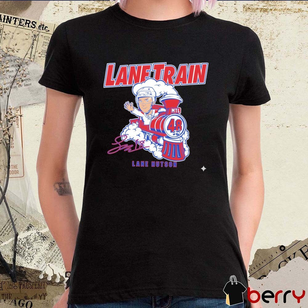 Lane Hutson Lane Train Signature Montreal Canadiens 2026 NHL Defenseman t-shirt
