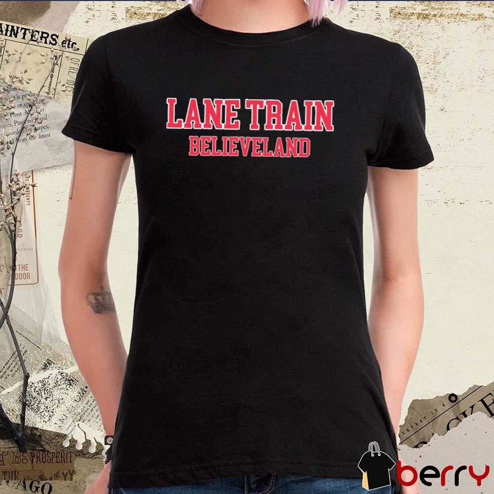 Lane Train Believeland Cleveland Guardians MLB t-shirt