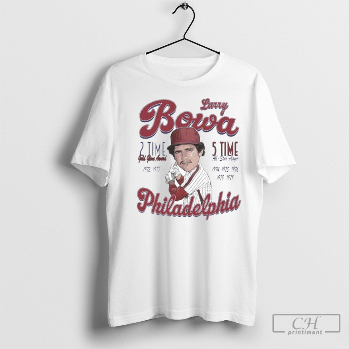 Official Larry Bowa Philadelphia Phillies Comic 5 Time All Star Player Shirt Sweater