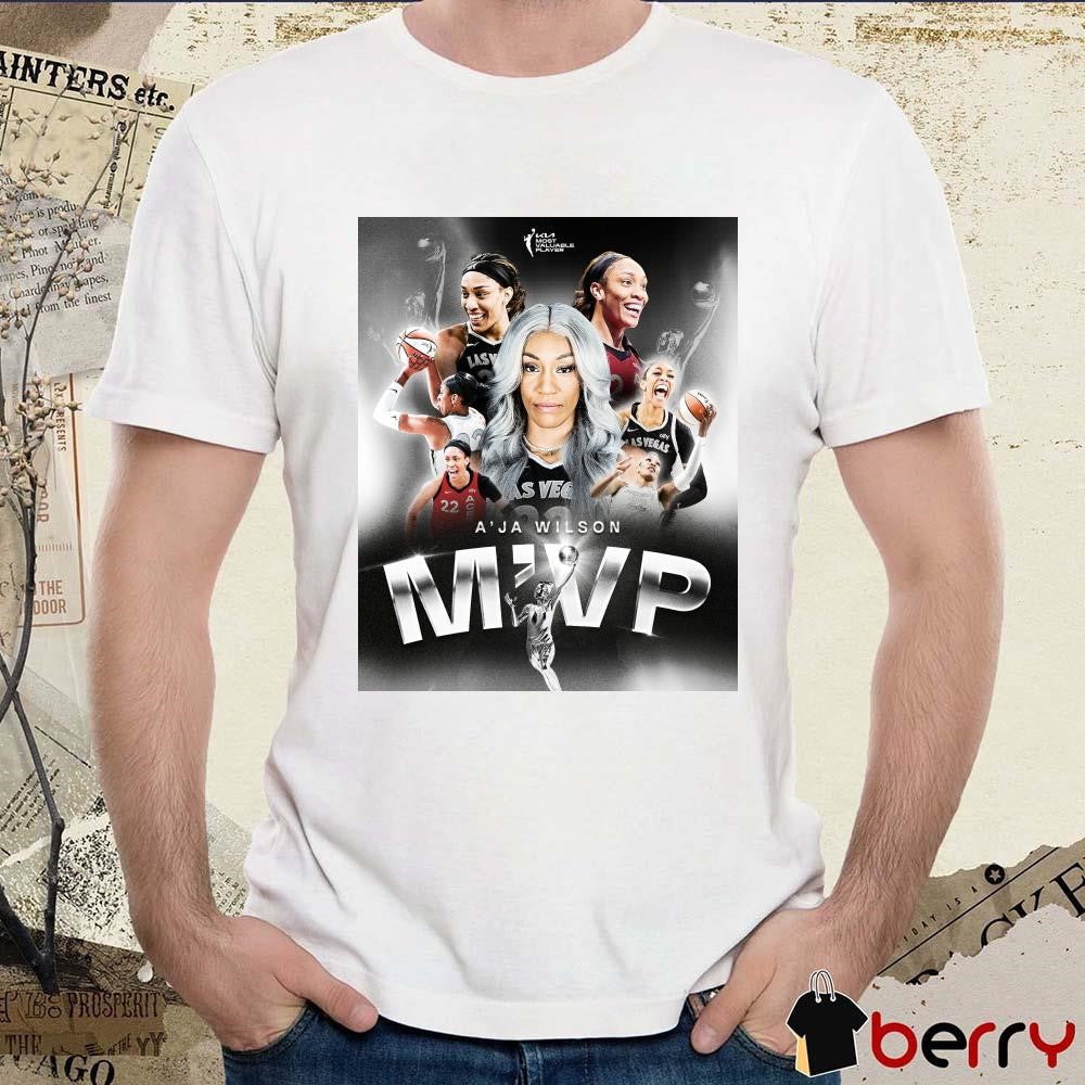 Las Vegas Aces A’ja Wilson WNBA MVP Poster t-shirt