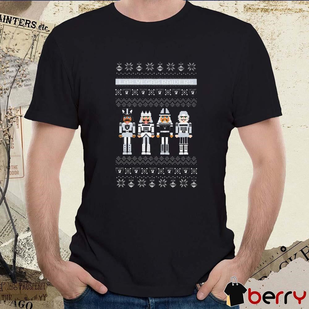 Las Vegas Raiders Holiday Nutcracker NFL Ugly Christmas Sweater 2024 t-shirt