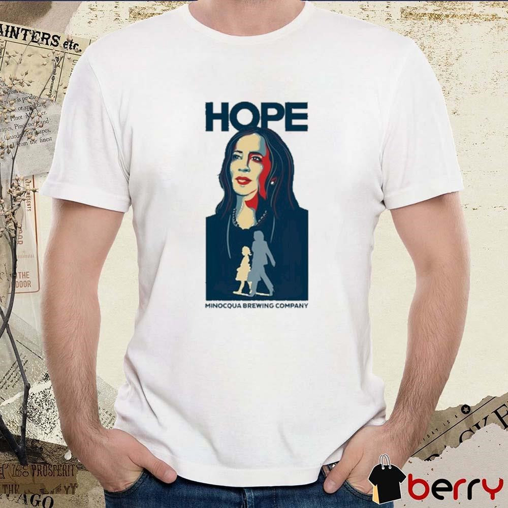 Laura Loomer Hope Kamala Harris Minocqua Brewing Company Retro t-shirt