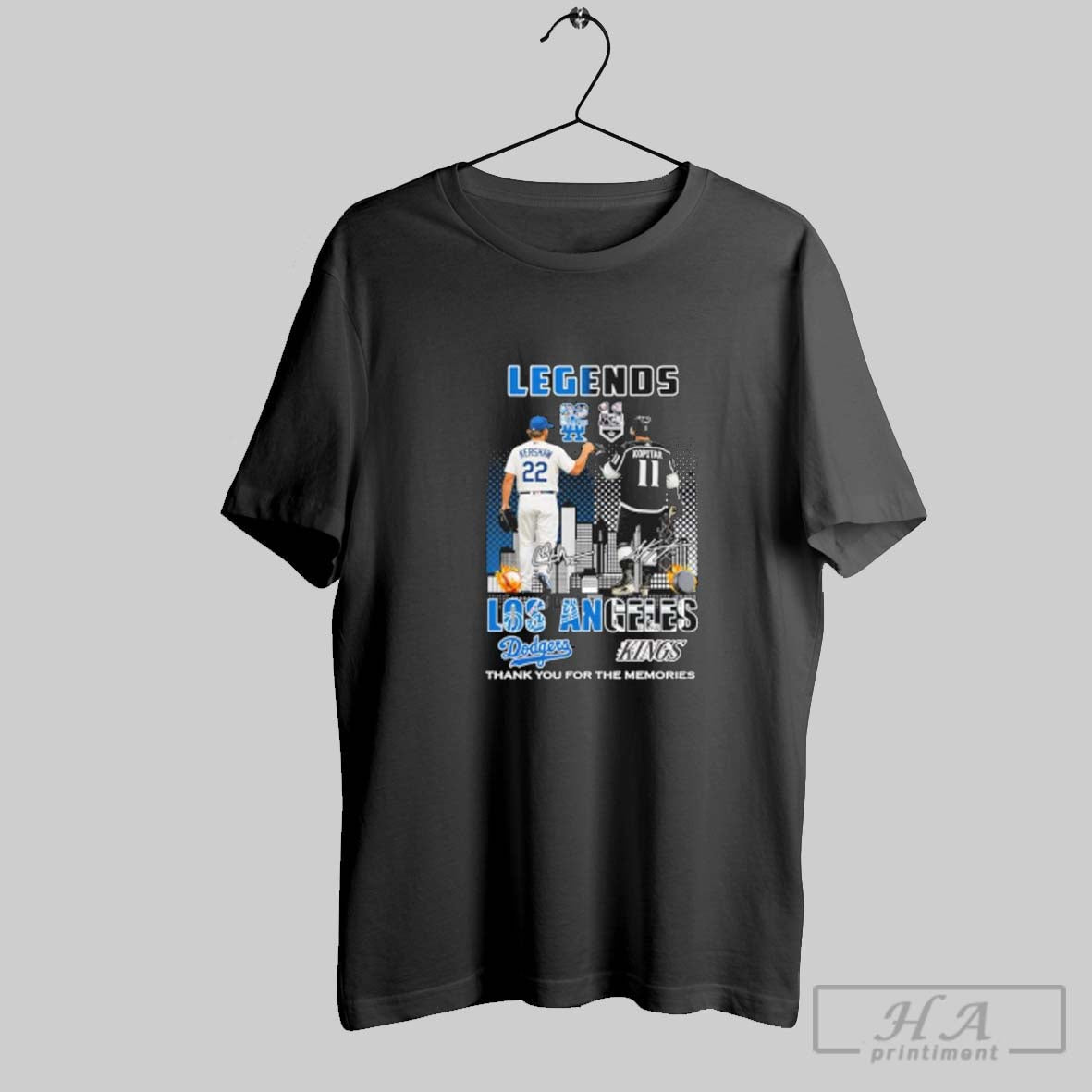 Official Legends Clayton Kershaw And Anze Kopitar Los Angeles Sports Teams