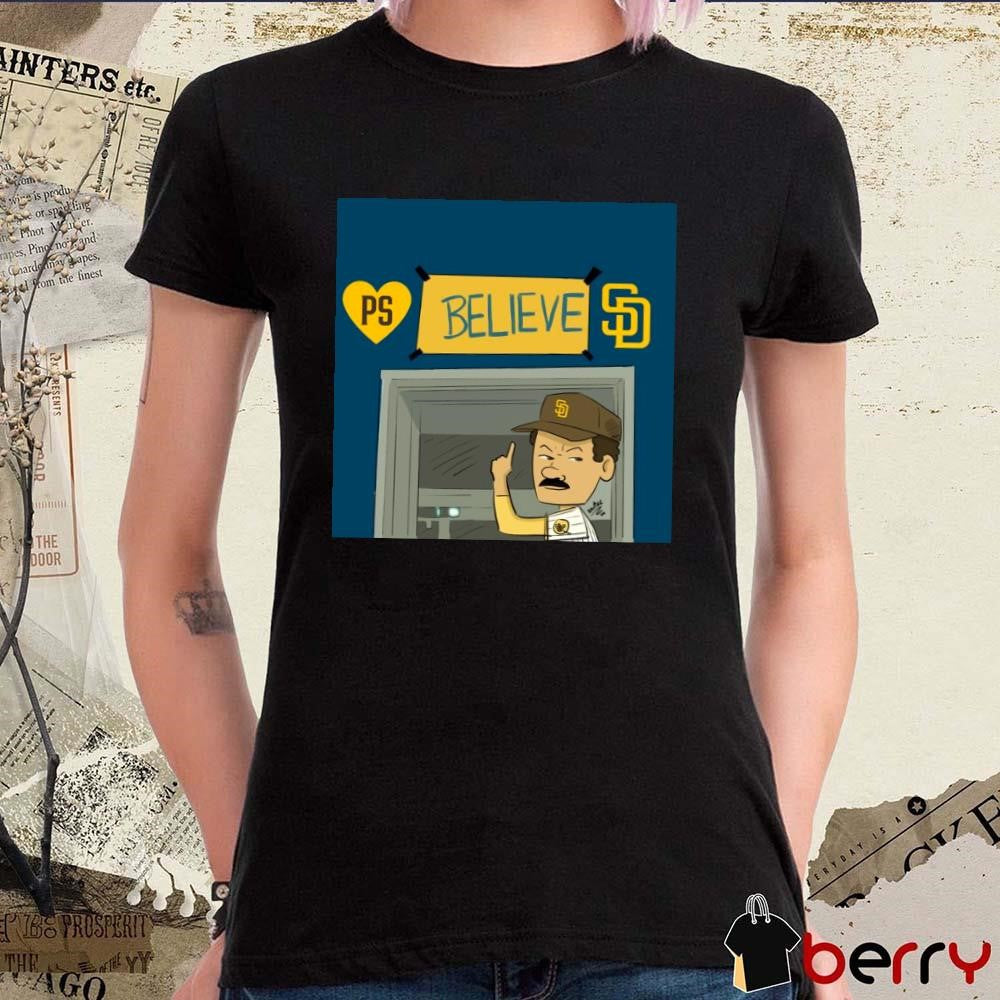 Let’s Go Padres New Profile Pic PS Believe San Diego Padres Poster t-shirt