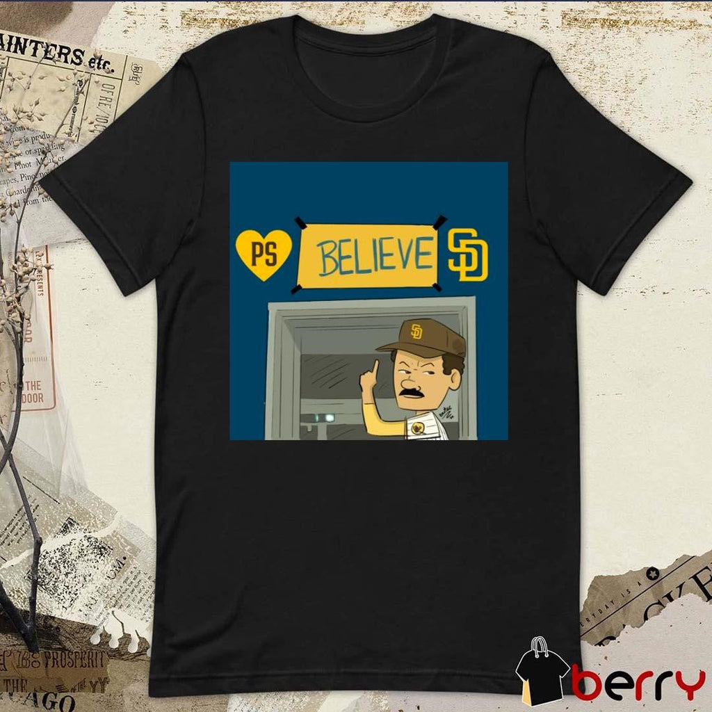 Let’s Go Padres New Profile Pic PS Believe San Diego Padres Poster t-shirt