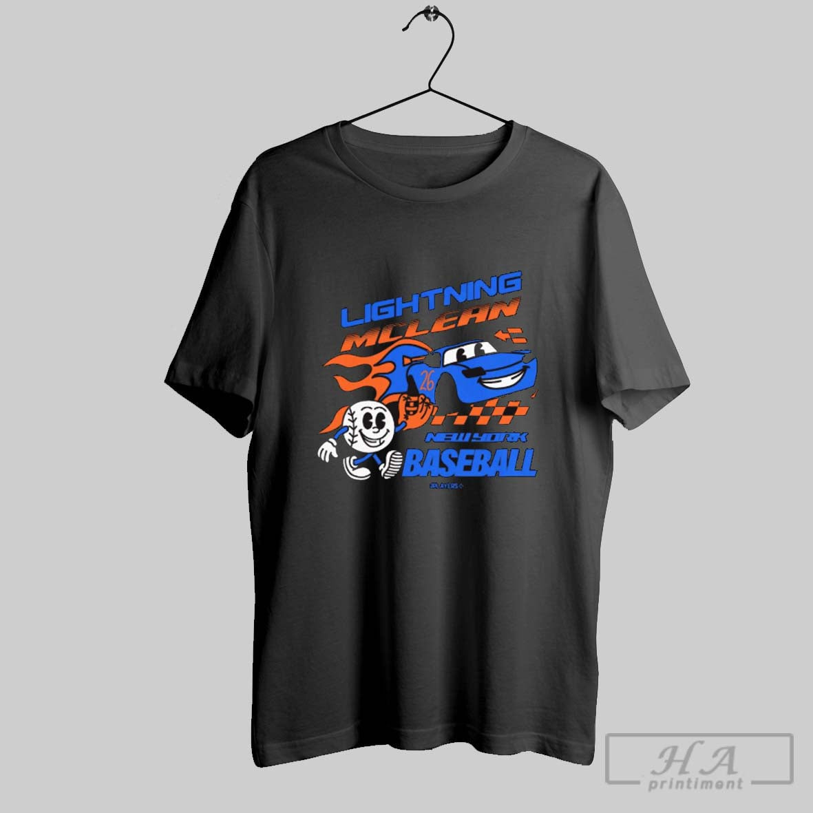Official Lightning Nolan Mclean New York Mets Baseball Mlb Summer Cartoon 2025