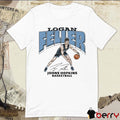 Logan Feller Johns Hopkins Basketball Cartoon Signature t-shirt