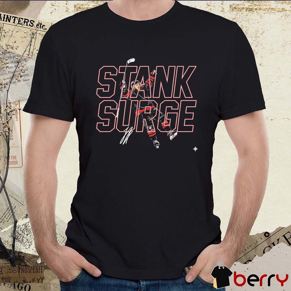 Logan Stankoven Stank Surge Carolina Hurricanes Hockey Signature 2026 NHL t-shirt