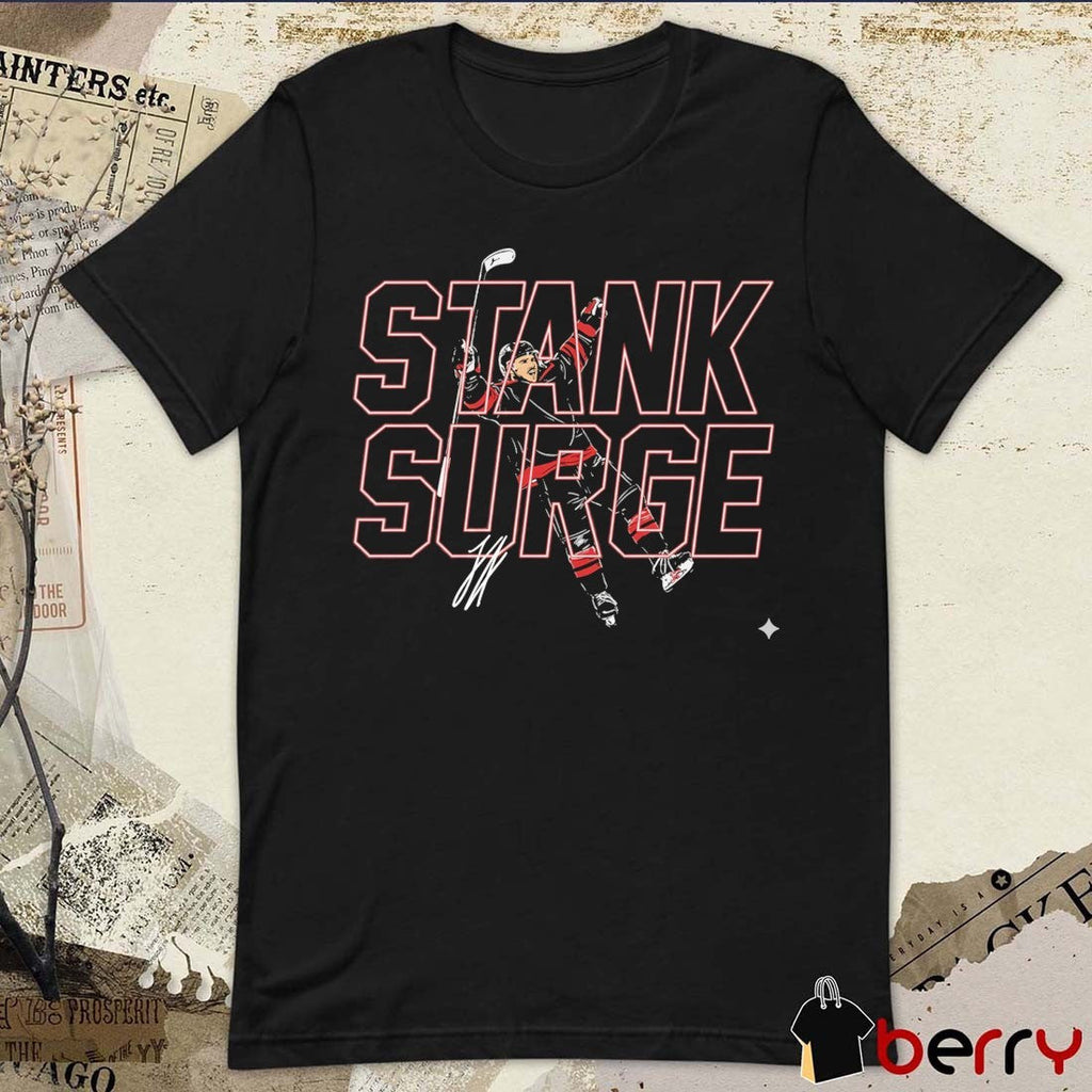 Logan Stankoven Stank Surge Carolina Hurricanes Hockey Signature 2026 NHL t-shirt
