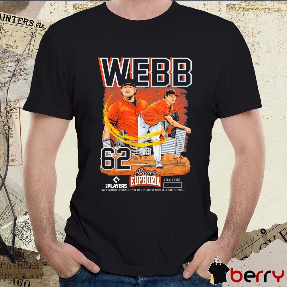 Logan Webb San Francisco Giants MLB Players Planet Euphoria Art 2026 t-shirt