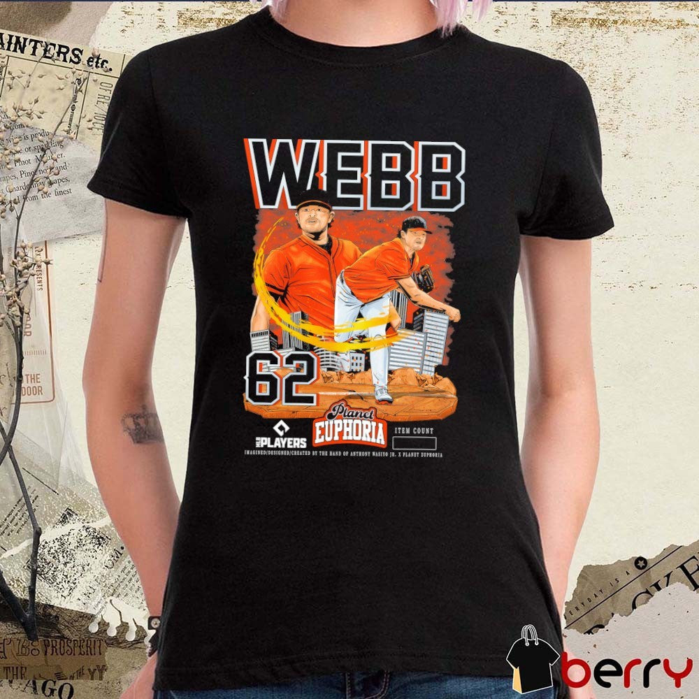 Logan Webb San Francisco Giants MLB Players Planet Euphoria Art 2026 t-shirt