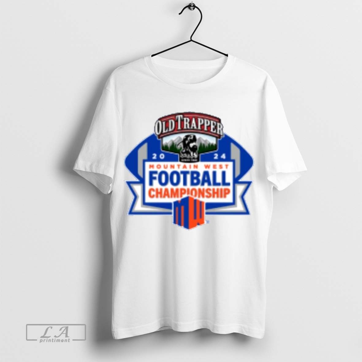 Official Logo 2024 Old Trapper Boise State Broncos Mountain West Football Conference Champions Shirt 432408