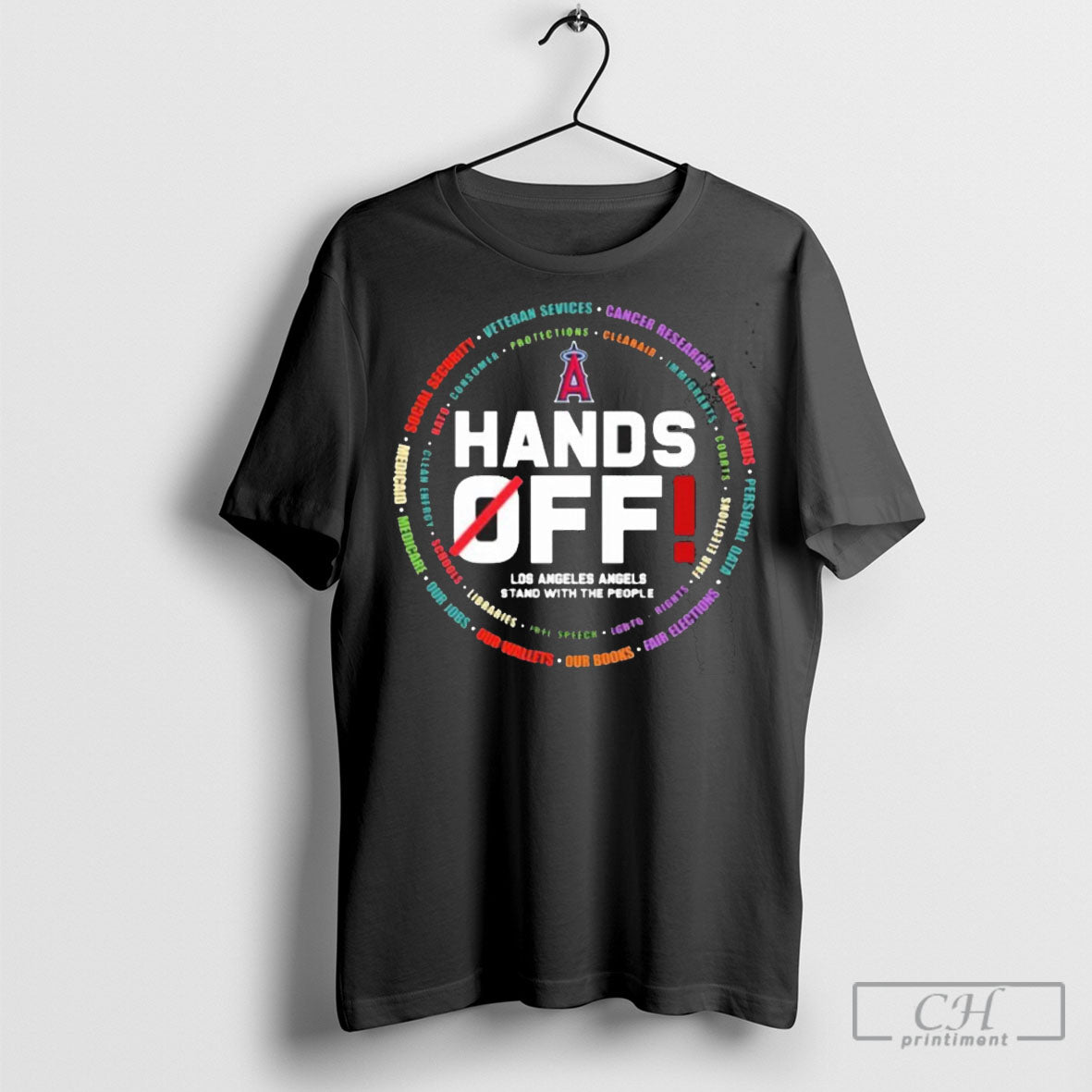 Official Los Angeles Angels Logo Hands Off Seattle Mariners Stand With The People Shirt Sweater