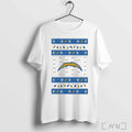 Official Los Angeles Chargers Holiday Lights Ugly 2024