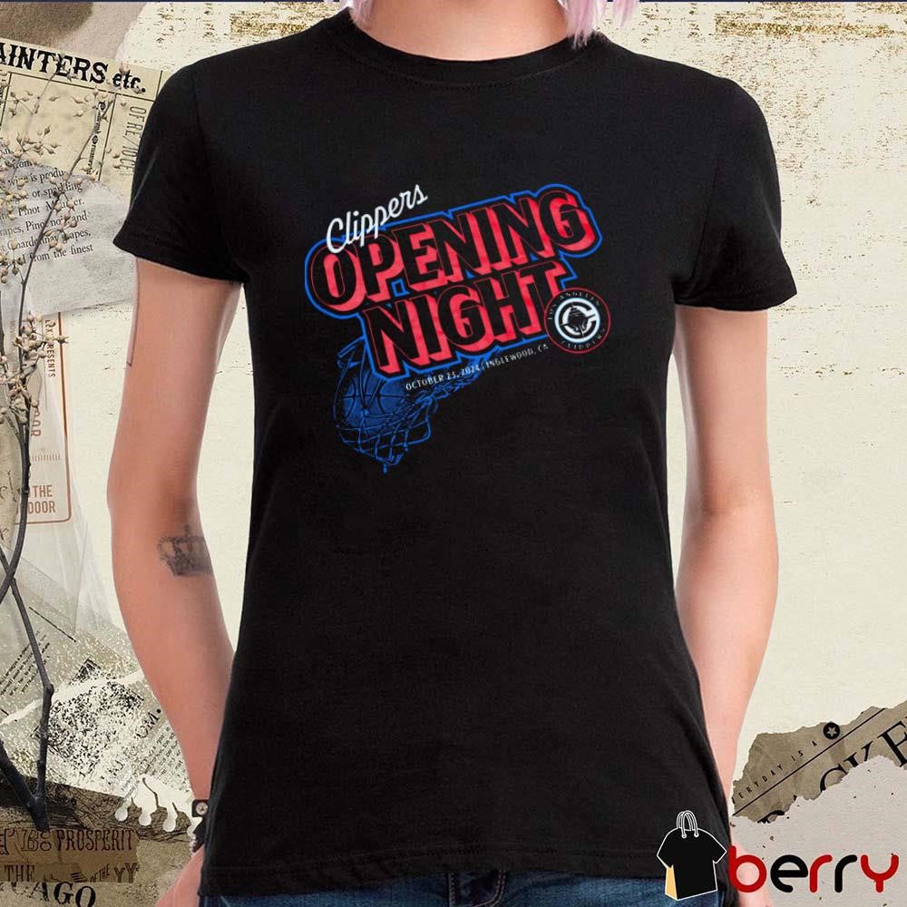 Los Angeles Clippers NBA Opening Night Oct 23 2024 Inglewood CA t-shirt