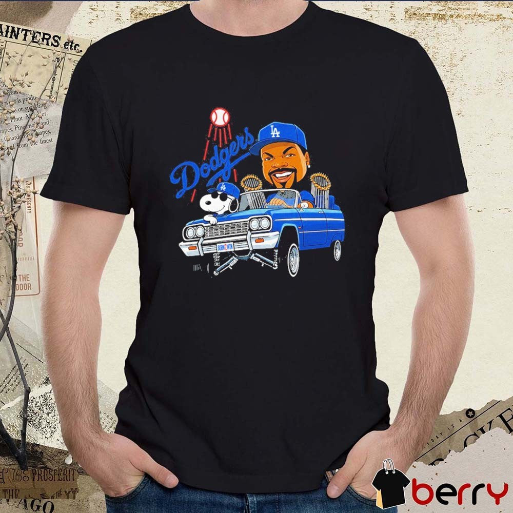 Los Angeles Dodger MLB Snoopy Ice Cube Caricature 2026 t-shirt