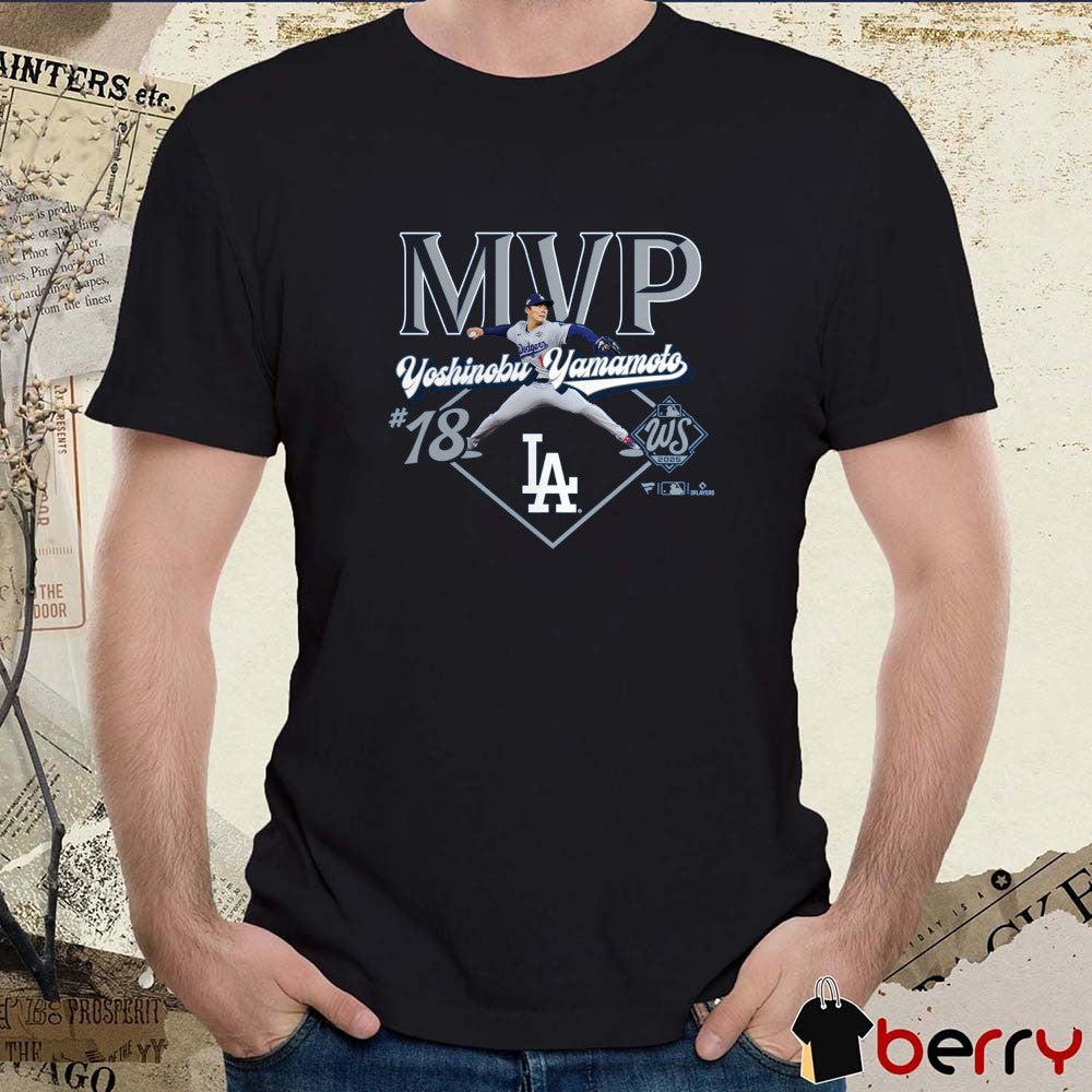 Los Angeles Dodgers 18 Yoshinobu Yamamoto 2025 World Series MVP t-shirt