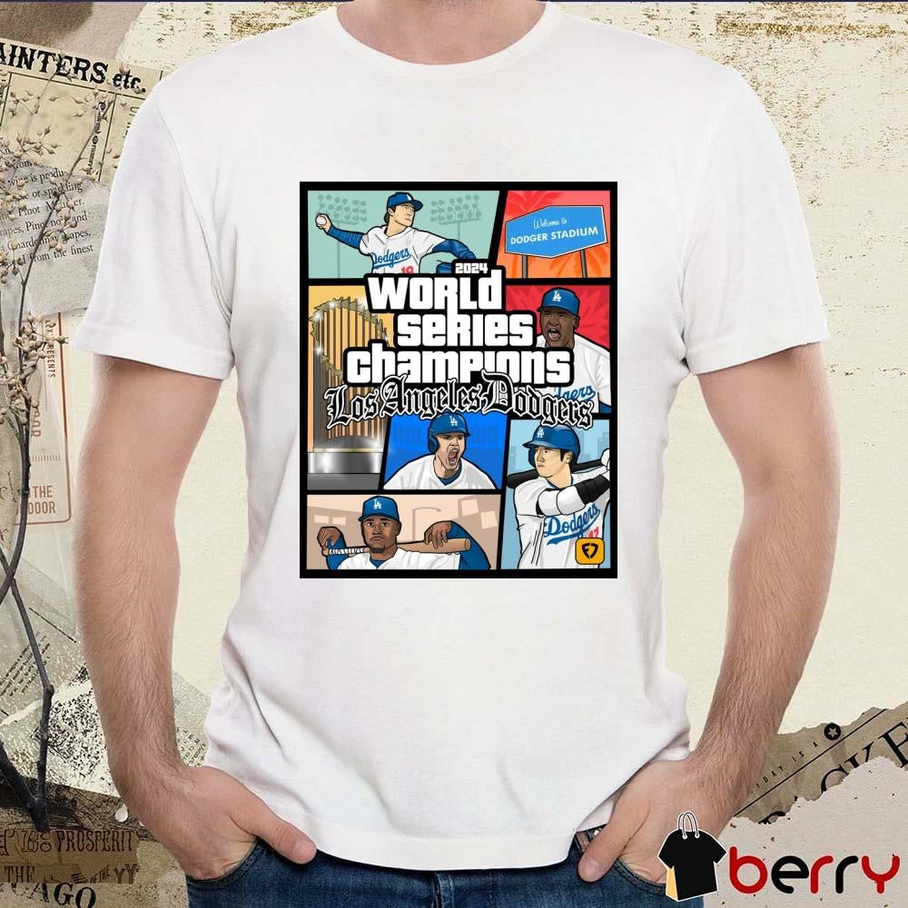 Los Angeles Dodgers 2024 World Series Champions Welcome Is Dodger Stadium t-shirt