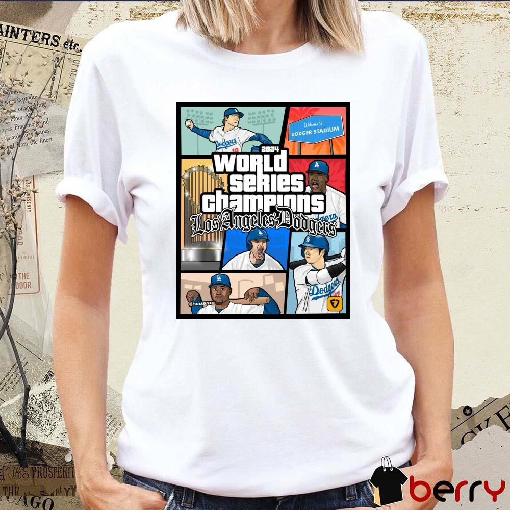Los Angeles Dodgers 2024 World Series Champions Welcome Is Dodger Stadium t-shirt