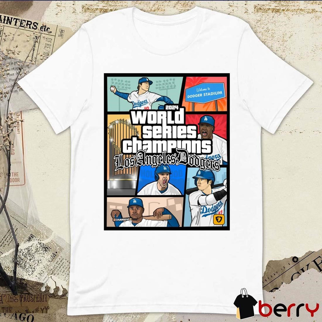 Los Angeles Dodgers 2024 World Series Champions Welcome Is Dodger Stadium t-shirt
