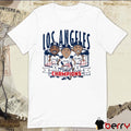 Los Angeles Dodgers Baseball League Champions Caricatures MLB 2024 Signatures t-shirt