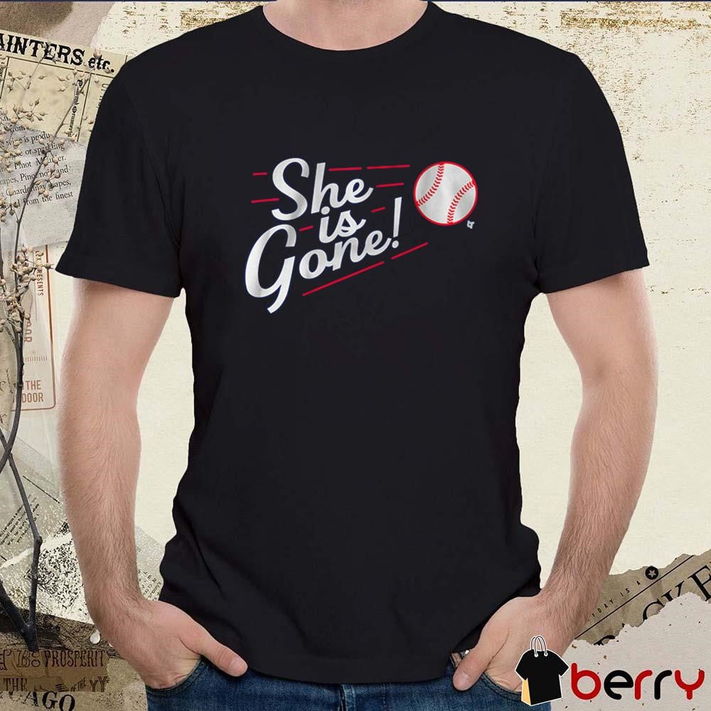 Los Angeles Dodgers Baseball She is Gone t-shirt