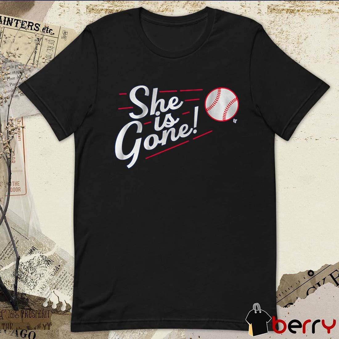Los Angeles Dodgers Baseball She is Gone t-shirt